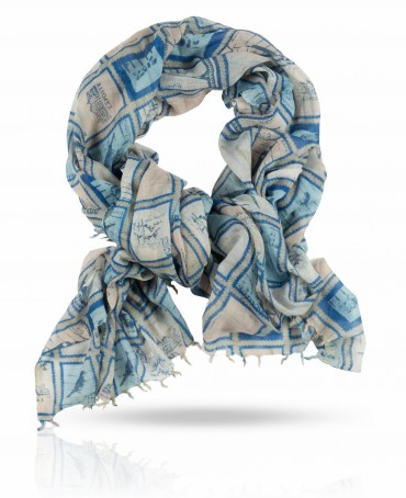 Палантин Женский W-STAMP/DENIM